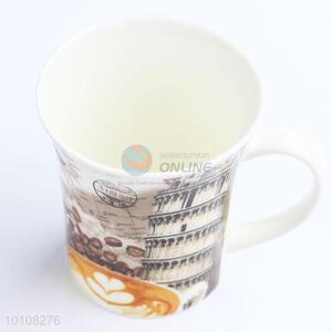 Fashion printed ceramic coffee cup/ceramic mug cup