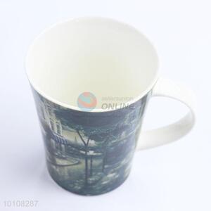 Retro style porcelain mugs for wholesale