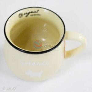 Good design cute milk tea cup ceramic mug