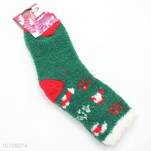 Green lovely socks for wholesale