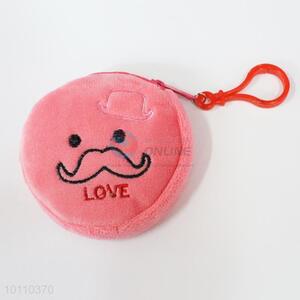 Funny watermelon red moustache coin purse/coin holder