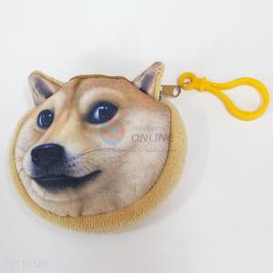 Funny shiba inu printing change purse/coin holder