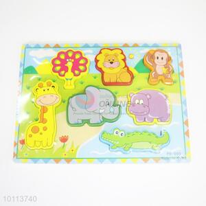 Preschool educational animals children puzzle