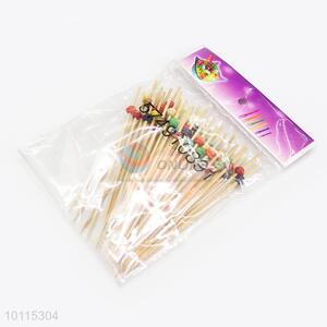 Unique <em>Bamboo</em> Toothpicks/Fruit Picks Set