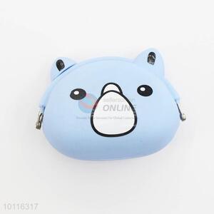 Blue Silicone Coin Purse,Coin Holder,Coin Pouch