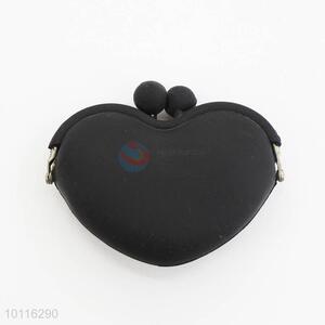 Black Heart Shaped Coin Purse,Coin Holder,Coin Pouch