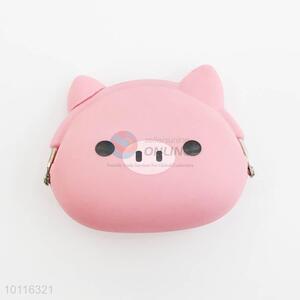 Pink Pig Silicone Coin Purse,Coin Holder,Coin Pouch