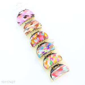 Rainbow Color Middle Size Hair Claws Hair Clips for Women