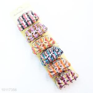 Rainbow Stripes Hallow Out Hair Clips Hair Accessory