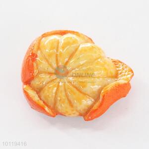 Orange Resin Fridge Magnet/Home Decoration Fridge Magnet Sticker