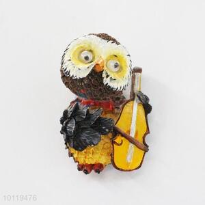 Cartoon Owl Resin Fridge Magnet/Home Decoration Fridge Magnet Sticker