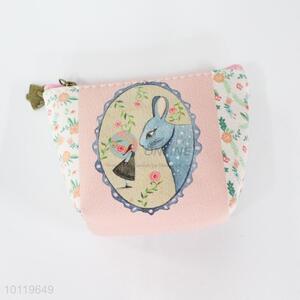 Wholesale rabbit pattern 11*8*3.5cm coin purse/change purse