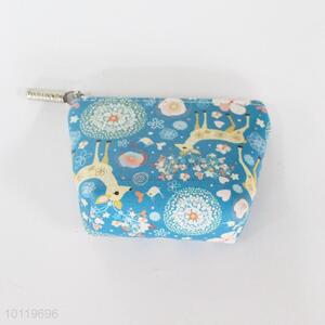 New arrival blue deer 11*8*3.5cm zipper wallet/coin purse