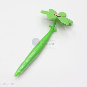 Green flower shape creative ball-point pen funny pencils