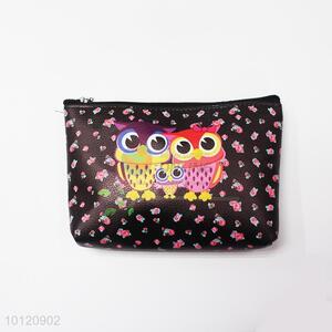 Wholesale Owl Design Rectangular Cosmetic Bag