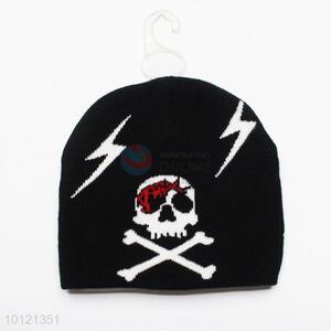 White Skull Pattern Winter Hats/Knitted Beanie Hats