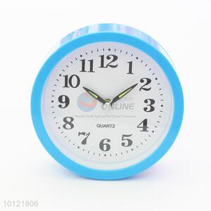 Cute Round Shape Blue Alarm Clock