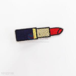 Customized self-adhesive lipstick embroidery patch