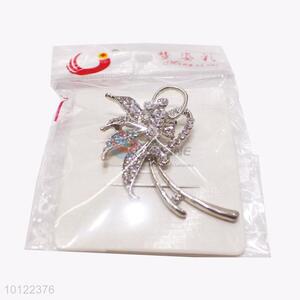 Factory Price Flower Shaped Rhinestone Brooch Pin