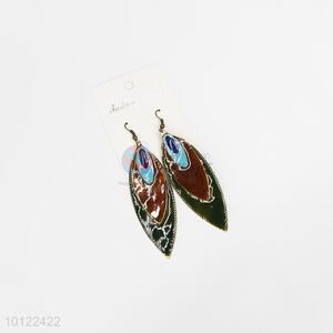 Oil drip dangle earrings/crystal earrings