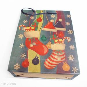 High quality Christmas stockings pattern gift bag