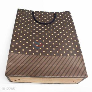 Cute coffee dots pattern gift paper bag