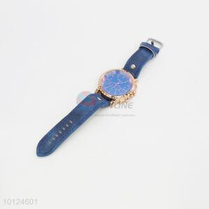 Fashion promotional leather strap men watch