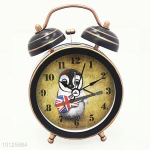 Cute penguin printed alarm clock time clock