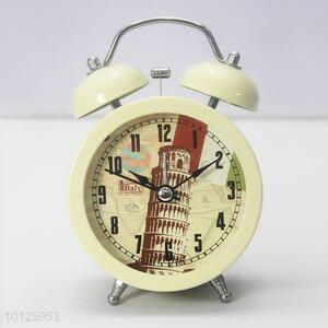 Cartoon portable alarm clock mechanical clock