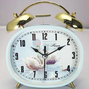 Fashion double bell shape alarm clock