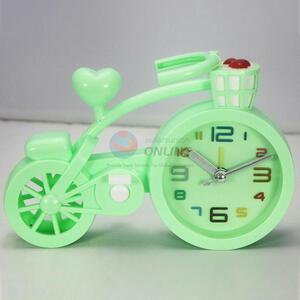 Unique design bicycle shape table decorative alarm clock