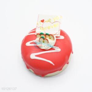 Wholesale custom simulation cake for fridge magnet/delicious cake for shop display