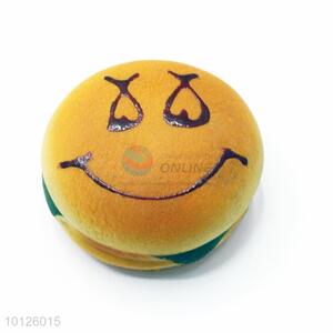 Good quality high simulation smile face round bread fridge magnet