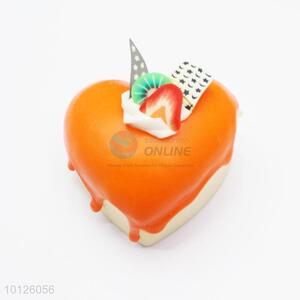 High quality 3d heart shaped cake fridge magnet/shop display/refrigerator magnet