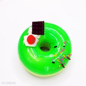 Green Doughnut Fridge Magnet for Home Decoration with Fragrance