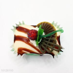 Cute Cake Design Fridge Magnet for Home Decoration with Fragrance