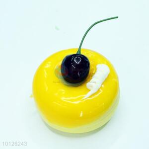 Yellow Doughnut Fridge Magnet for Home Decoration with Fragrance