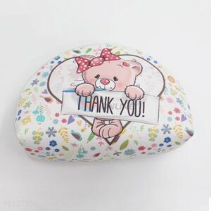 Best selling printed coin purse mini thicken cosmetic bag with single layer lining
