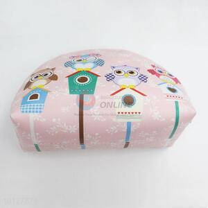 wholesale lovely pink mini thicken cosmetic bags with single layer lining