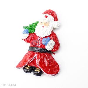 Super quality Santa Claus resin fridge magnet