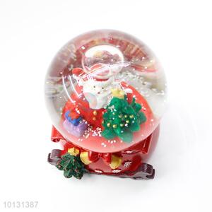 Wholesale Father Christmas resin crystal ball