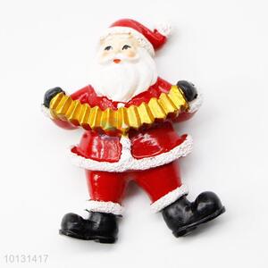 Delicate Father Christmas resin fridge magnet