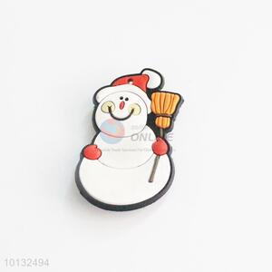 Cute snowman shaped fridge magnet