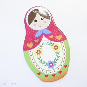 Household 13*22cm matryoshka doll placemat/table mat/coaster