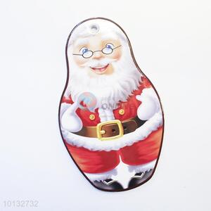 Hot sale custom 13*22cm Santa Claus placemat/table mat/coaster