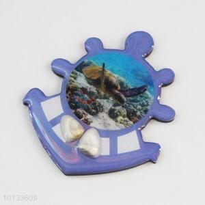 Helm Shaped Shell Fridge Magnet