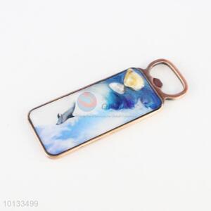 Seaside Pattern Fridge Magnet with Bottle Opener