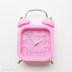 Wholesale Square Pink Alarm Clock