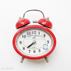 Hot Sale Round Red Alarm Clock