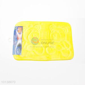 Good quality yellow bear pattern door mat